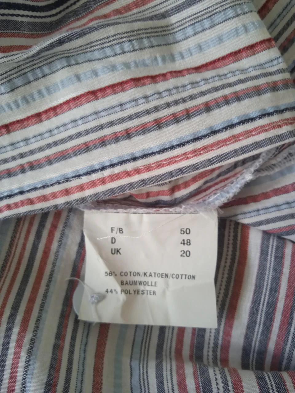 Striped afibel blouse, large size, size 50/ 5XL – photo 7